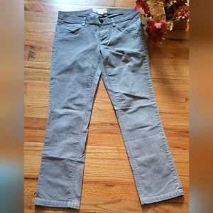 J Crew Womens Matchstick Corduroy Pants 28S Waist 33 Inseam Tan Skinny Leg Pants